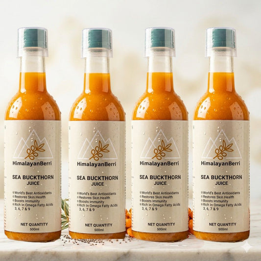Buy 2 Get 2 Free Sea Buckthorn Juice 1000ml + 1000ml | Omega 3 6 7 9 Rich Superfruit | High Vitamin C | Immunity Booster | Skin & Hair Health Drink