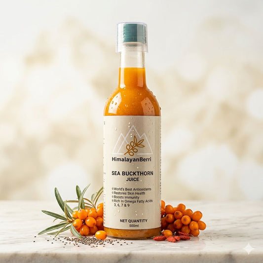 Pack of 3 | 100% Natural Himalayan Sea Buckthorn Pulp Pure Superfood for Immunity, Skin & Daily Wellness